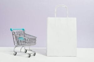 Shopping cart and bag
